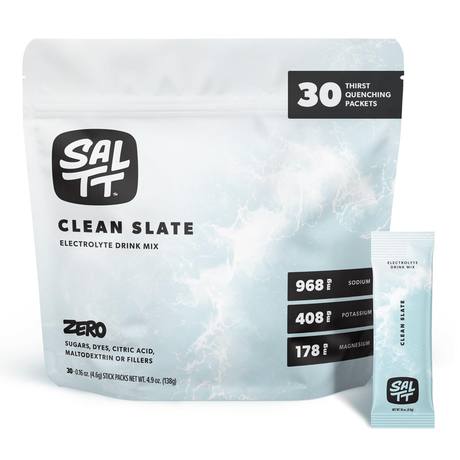 Amazon.com: SALTT Electrolytes Powder Packets (Clean Slate Amazon.com: SALTT Electrolytes Powder Packets (Clean Slate